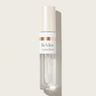 Hydrating Lip Gloss standing upright on #F4F0ED background, premium studio hero shot