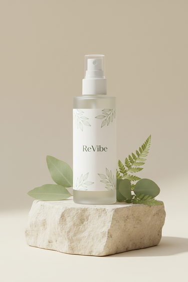 Botanical Body Mist — Lifestyle on Stone Pedestal