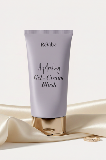Hydrating Gel-Cream Blush – Lavender Fabric Styling